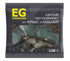 Еврогард от крыс и мышей  тесто-брикет 100г
